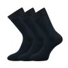 Společenské ponožky 3 kusy v balení Lonka Blažej 100% bavlněné tmavě modré