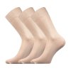 Společenskéí ponožky 3 kusy v balení Boma Radovan béžová