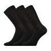 Společenskéí ponožky 3 kusy v balení Boma Radovan černá