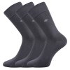 Zdravotní ponožky 3 kusy v balení Lonka Diagon tmavě šedá