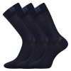 Společenské ponožky 3 kusy v balení Lonka Destyle Tmavě Modrá