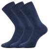 Společenské ponožky 3 kusy v balení Lonka Diagram jeans