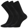 Společenské ponožky 3 kusy v balení Lonka Diagram černá