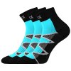 Ponožky VoXX 3 kusy v balení Monsa tyrkys
