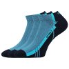 Ponožky VoXX 3 kusy v balení pinas modrá