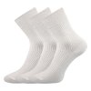 Společenské ponožky 3 kusy v balení Lonka Viktor Bílá