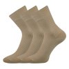 Společenské ponožky 3 kusy v balení Lonka Viktor Béžová