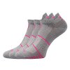 Ponožky VoXX 3 kusy v balení Avenar světle šedá
