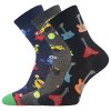Dětské ponožky 3 kusy v balení Boma 057 21 43 13 mix vzorů A kluk