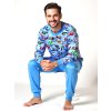Pánské Pyžamo Dlouhé FOLTÝN detail PD 392