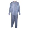 Pánské Pyžamo Plátěné Nadměrné FOLTÝN PPN 09 modrovínové