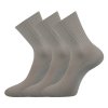 Zdravotní ponožky 3 kusy v balení VoXX Diarten světle šedá