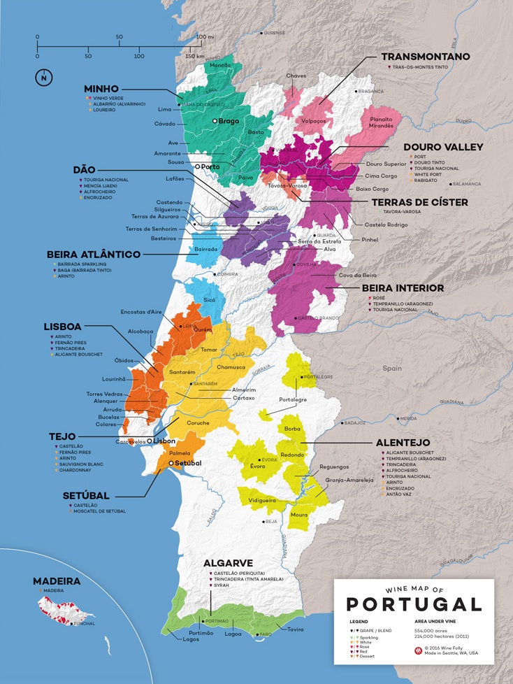 Portugal-wine-map