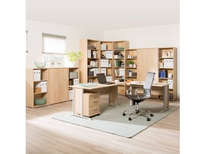 rollcontainer office line eiche sonoma dekor 3146421