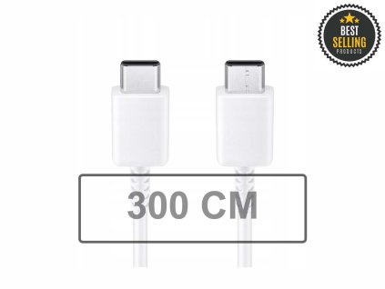 USB TYP C C 3M 100W +class white