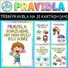 PRAVIDLA TŘÍDY - třídní pravidla na 20 kartách
