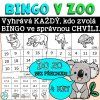 BINGO V ZOO (do 20 bez přechodu)