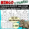 BINGO V PRAVĚKU (do 20 bez přechodu)