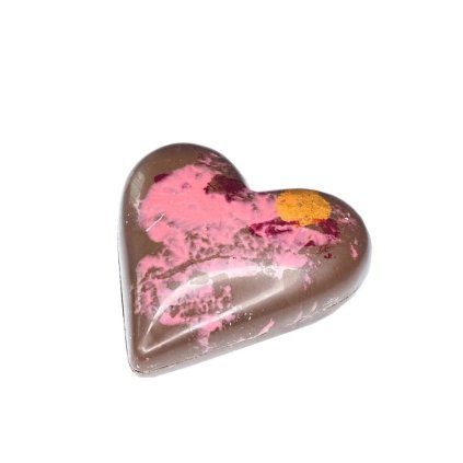 mliečne srdce plnené 1