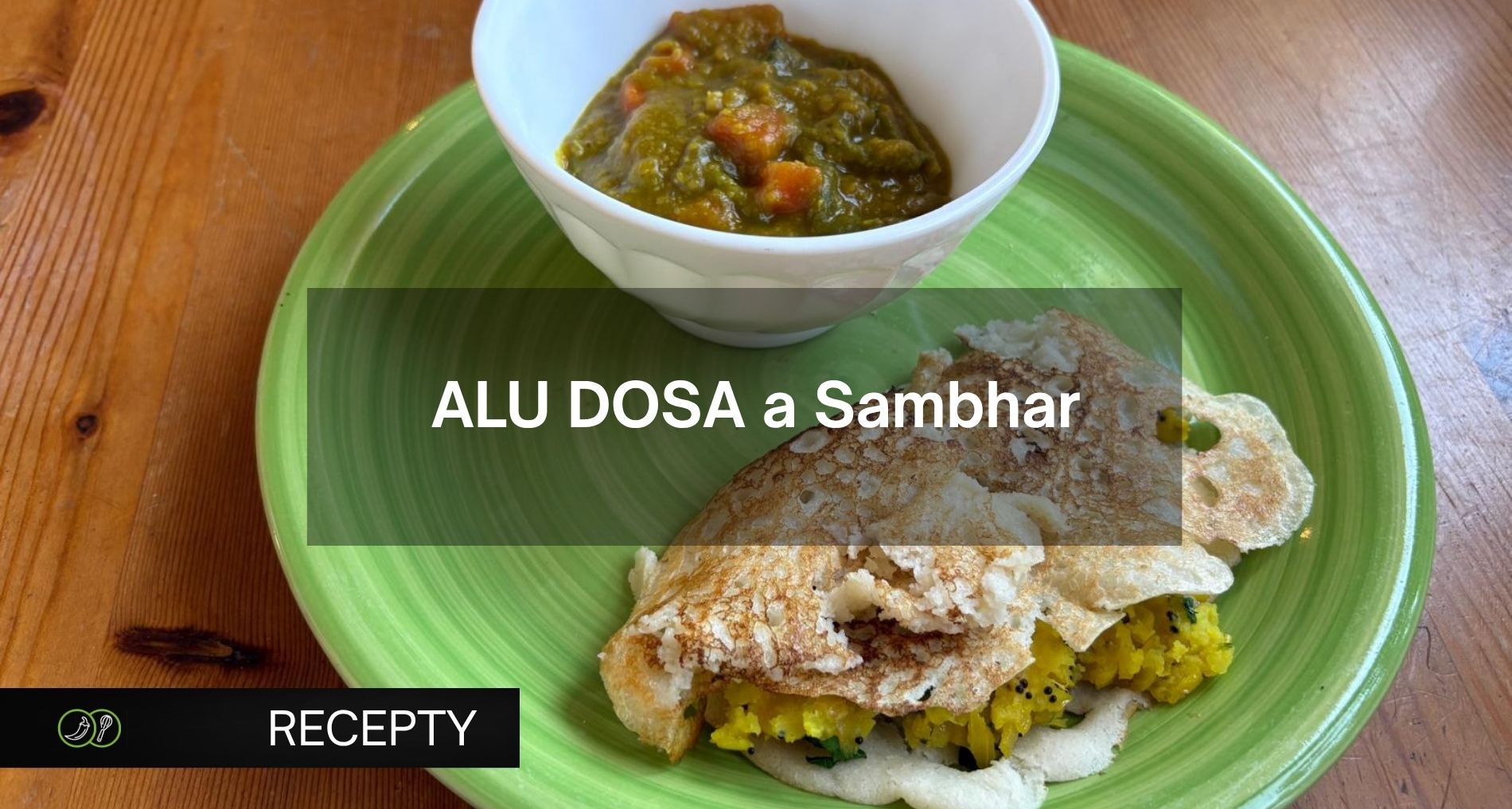 Alu Dosa a Sambhar