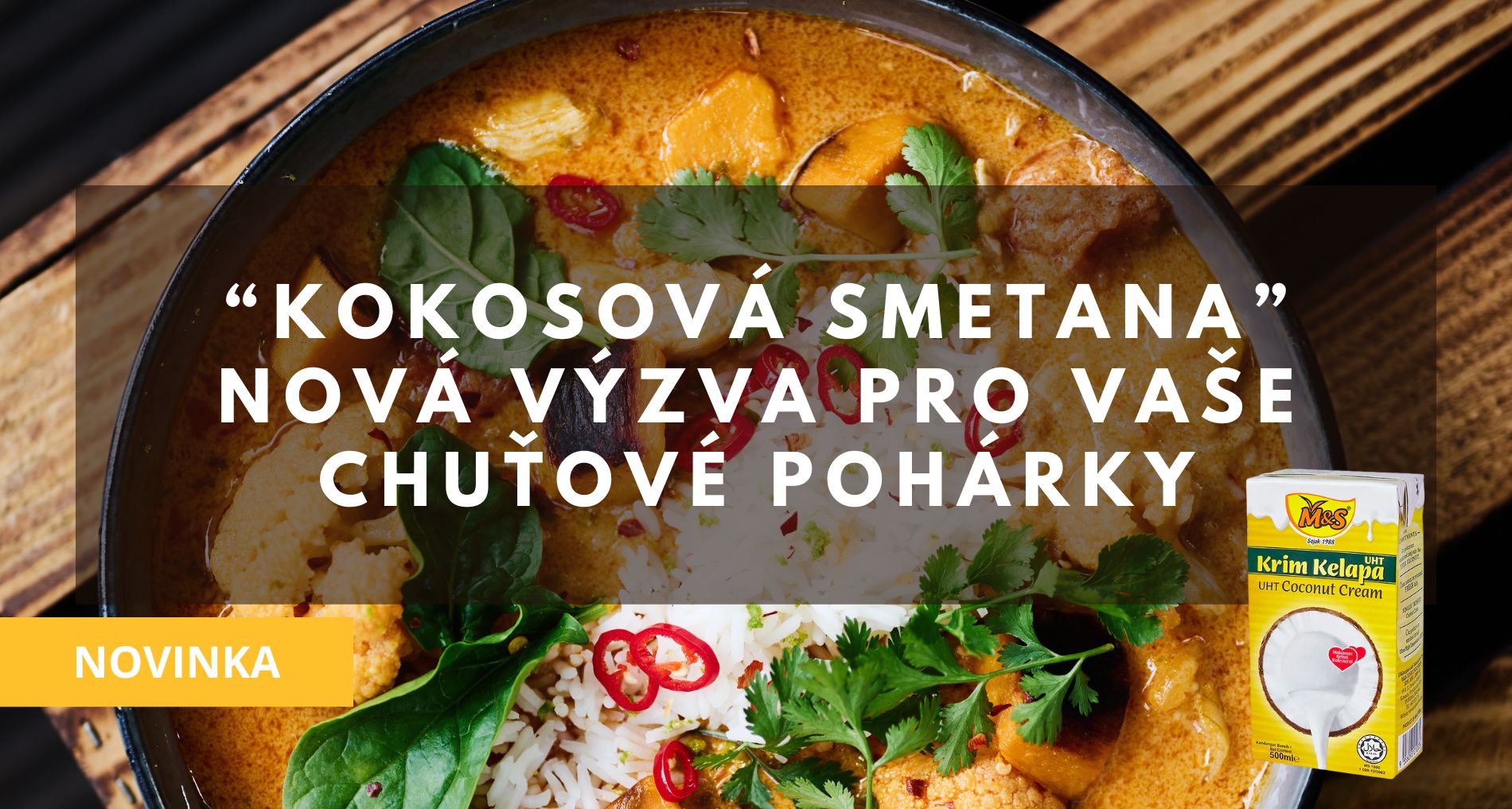 Kokosová smetana - Nová výzva pro vaše chuťové pohárky