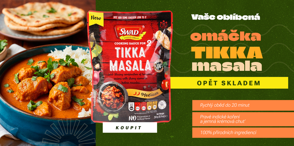 Tikka masala je zpět
