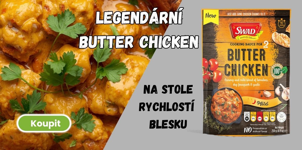 Legendární Butter chicken