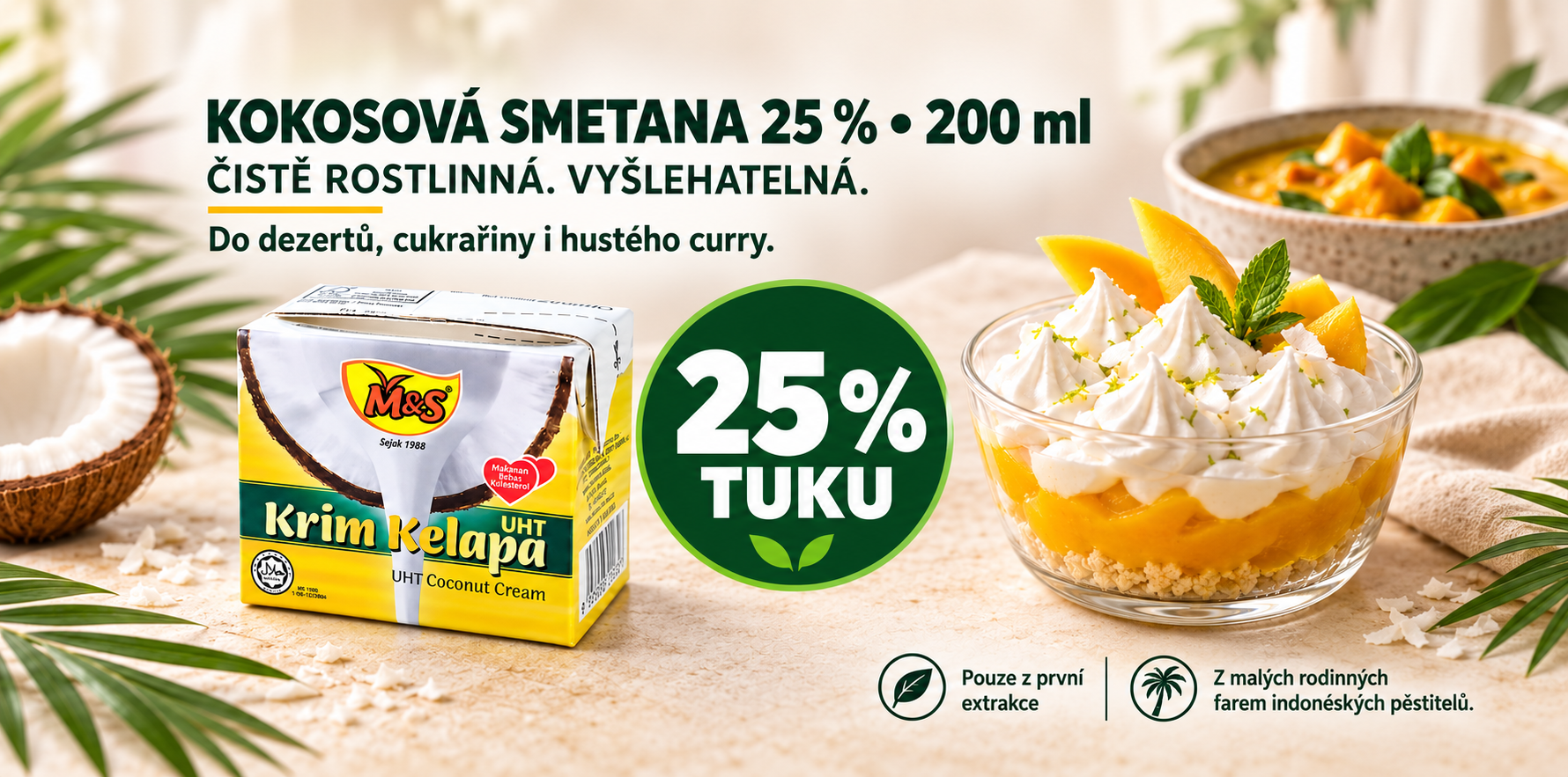 Kokosová smetana