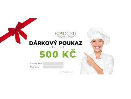 Dárkový poukaz 500