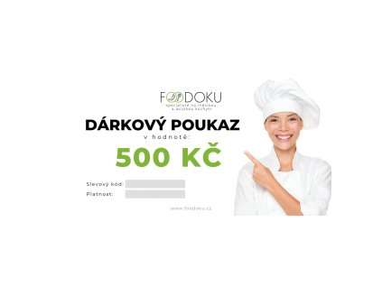 Dárkový poukaz 500