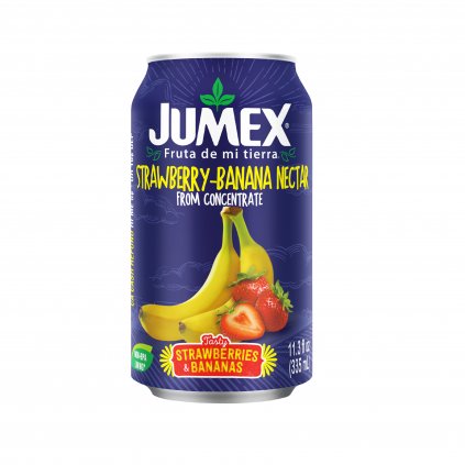 JUMEX PLECHOVKA 335 ml - JAHODA + BANÁN