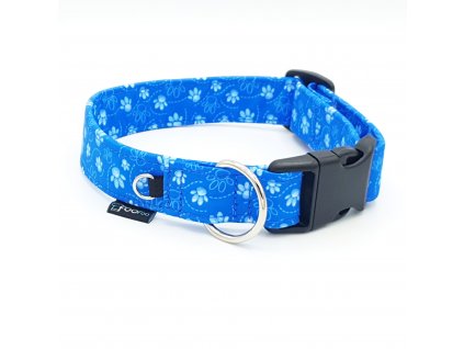 Obojek Foofoo Design Paw Blue