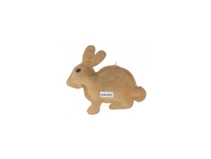 animALL Kožený králík natural, 20x20 cm