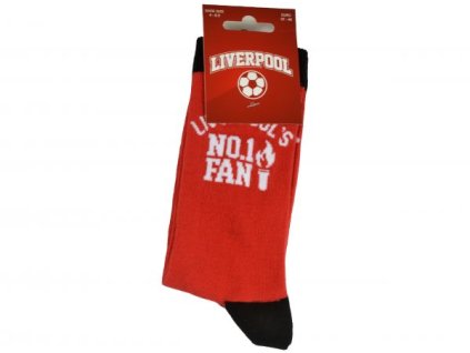 600 liverpool no1 fan socks red black 2
