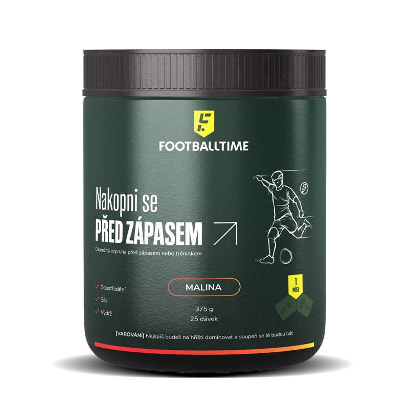 Levně FootballTime Nakopni se PŘED ZÁPASEM Příchuť: Malina