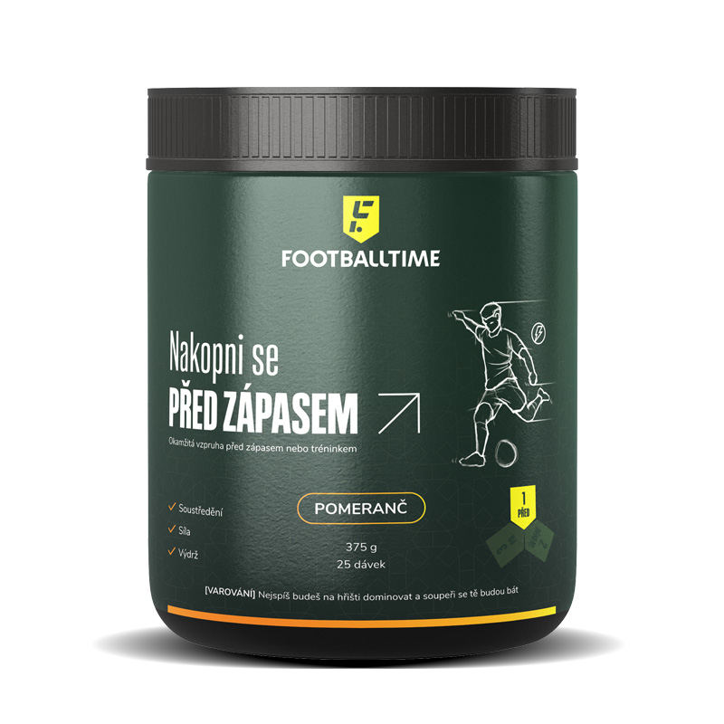 Levně FootballTime Nakopni se PŘED ZÁPASEM Příchuť: Pomeranč