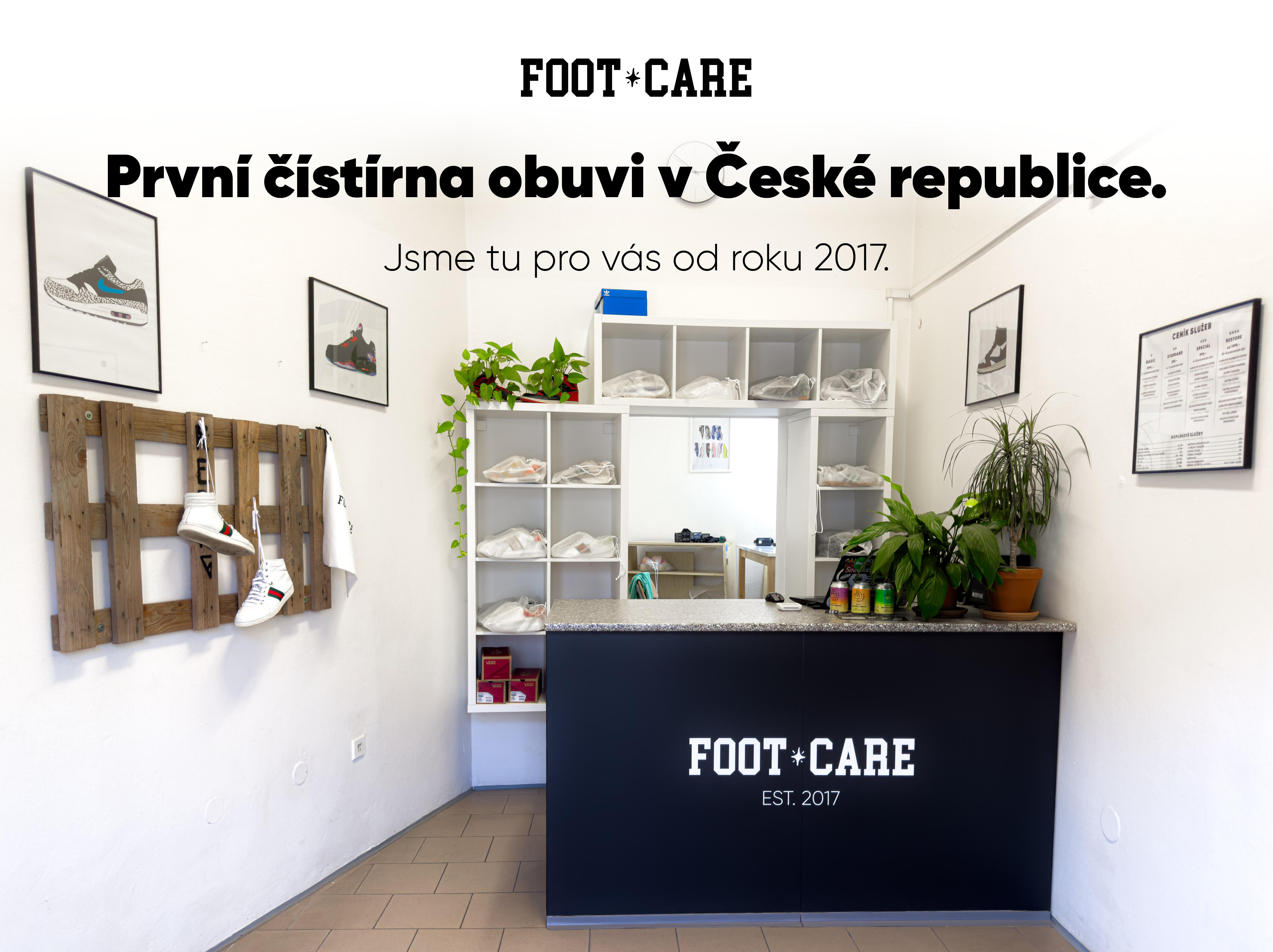 První čistírna obuvi v Česku
