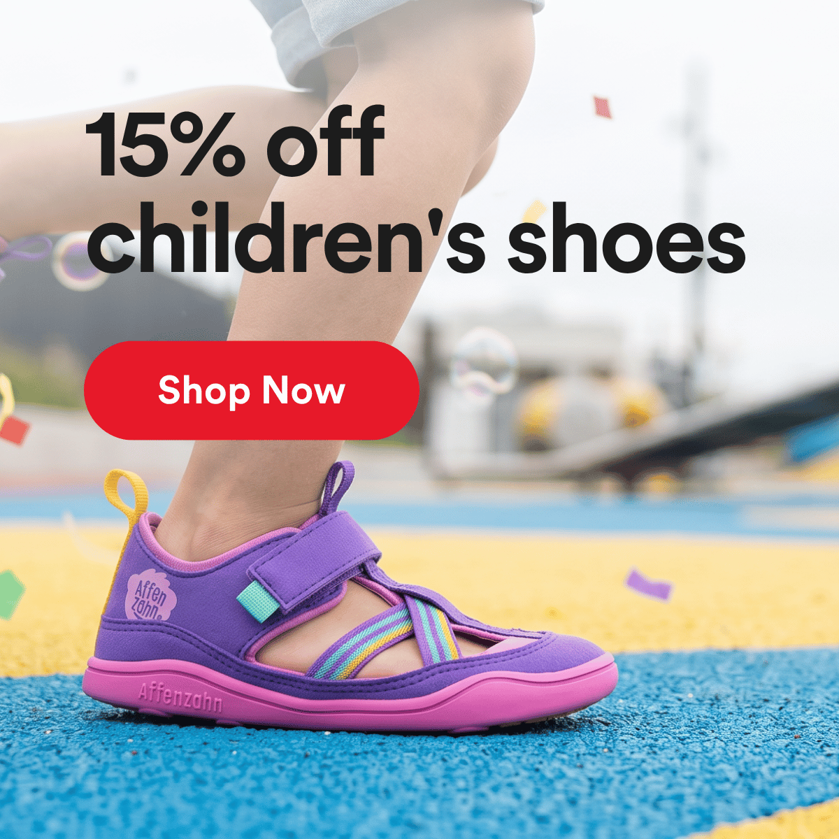 🎉 Kids' Day treat? Use code KIDS15 for 15% off all ull-price children's shoes.