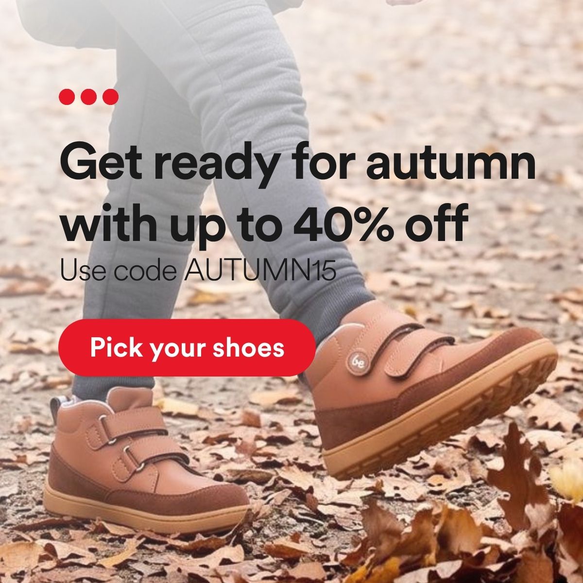 Get ready for autumn – up to 40% off with code