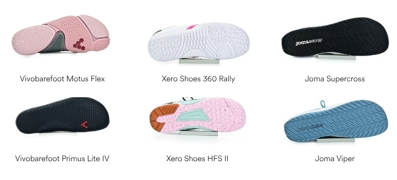 Fitness barefoot shoe soles
