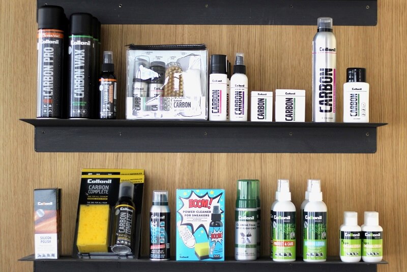 Example of shoe cleaning products