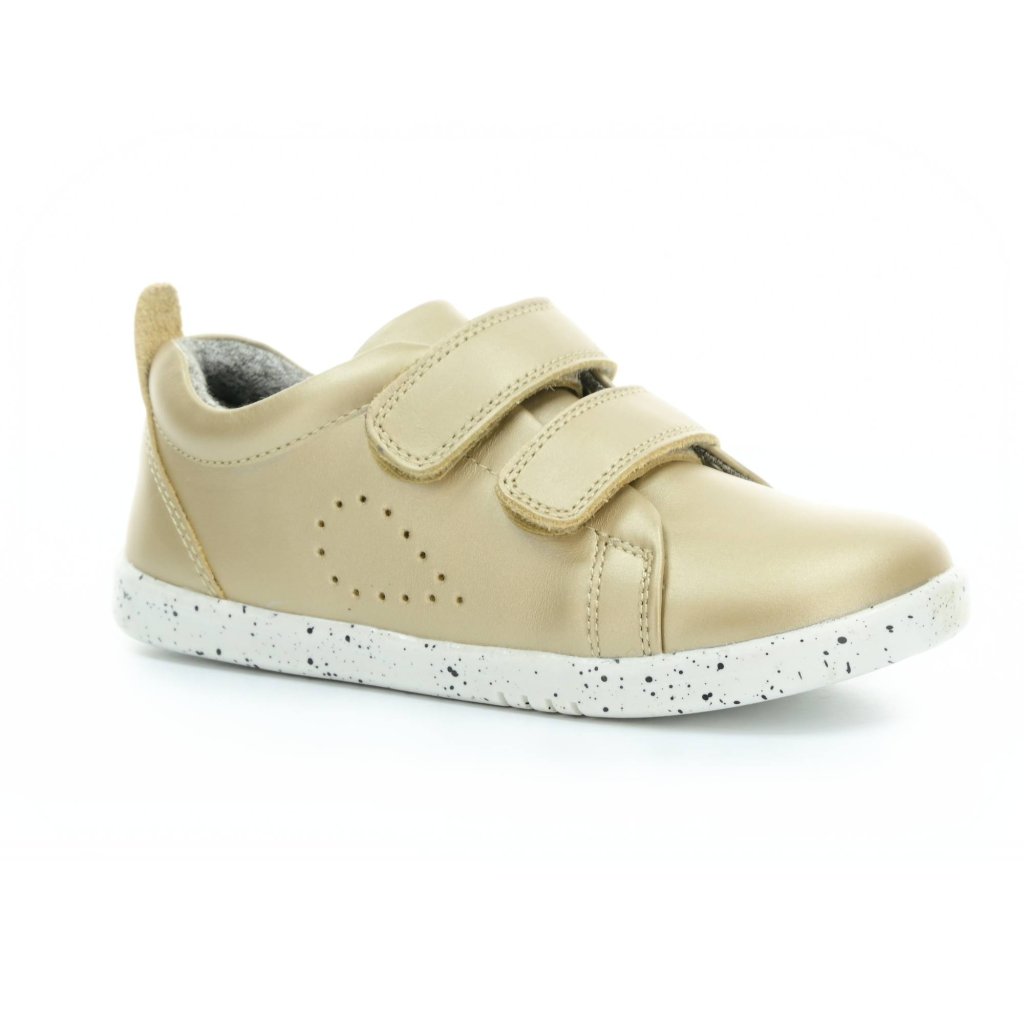 Bobux Grass Court Gold barefoot shoes www.footic
