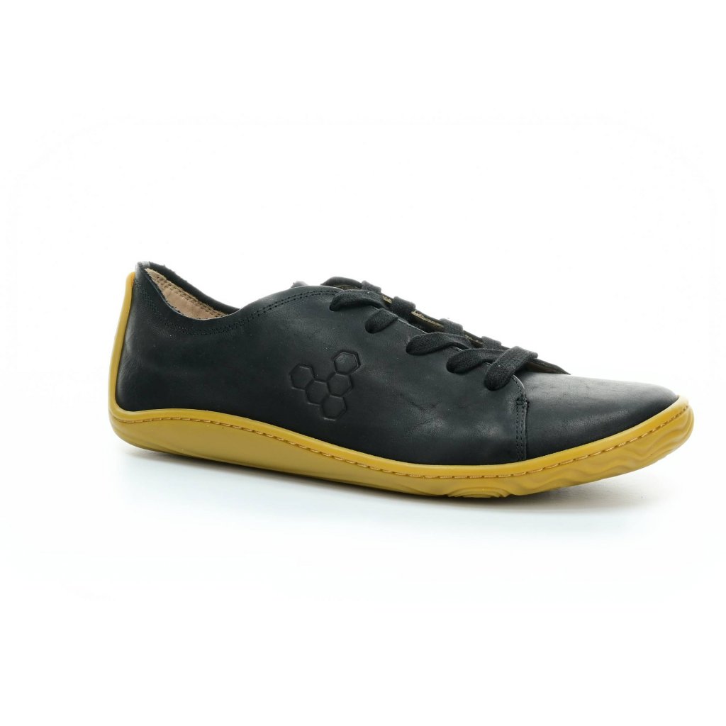Vivobarefoot Addis Black Leather barefoot shoes | www.footic.com