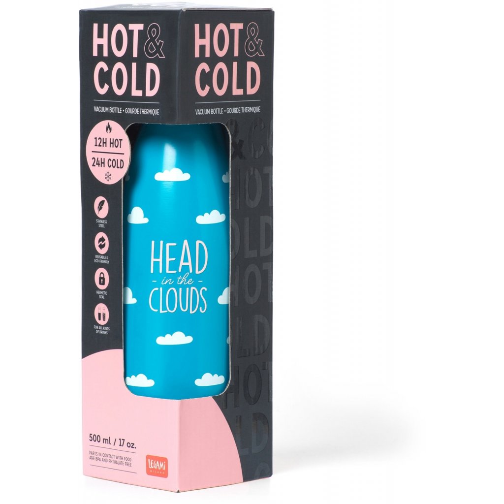 thermal bottle Legami Hot&Cold Cloud 500 ml