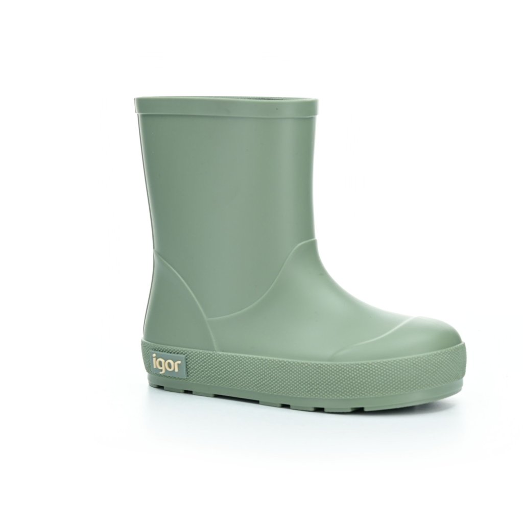 Igor Yogi Verde Green barefoot wellies www.footic