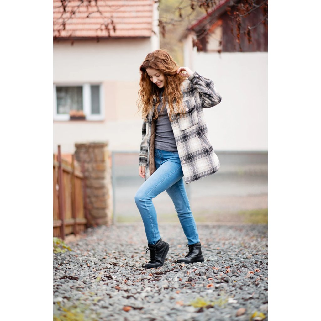 Ahinsa Shuma winter shoes black barefoot shoes www.footic
