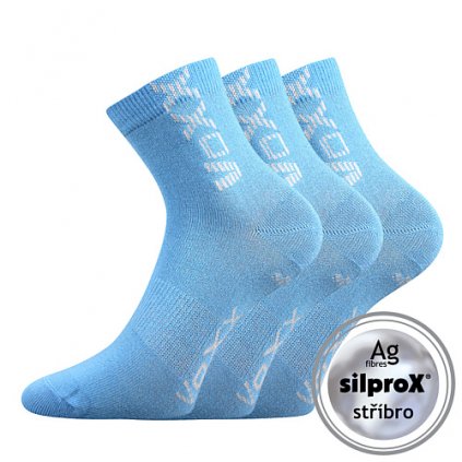 blue cotton socks