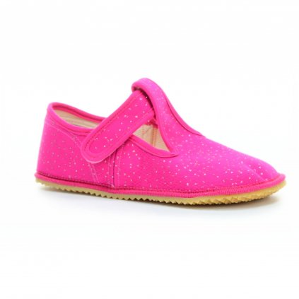 bačkory Beda Pink Shine s opatkem (BF-060010/W/OP) (EU size 22, Inner shoe length 140, Inner shoe width 60)
