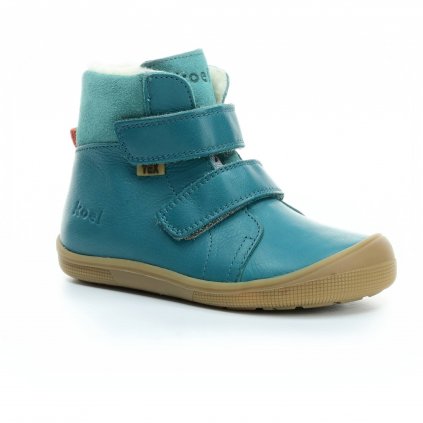 boty Koel4kids Emil Nappa TEX wool turquoise T003.102-130 (EU size 22, Inner shoe length 140, Inner shoe width 57)