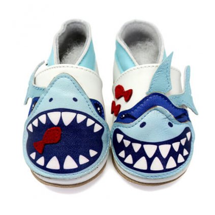 capáčky Lait et Miel Requin (žralok) (EU size 21, Inner shoe length 123, Inner shoe width 58)